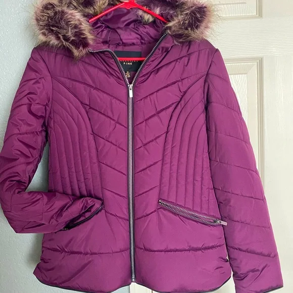 Celebrity Pink Jackets Coats Nwt Purplewine Puffer Coat With